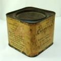 Full vintage Carborundum Company powder tin box