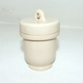 Antique 1920s Ceramic Egg Coddler Screw Top- Rd No 636774 U.S.A. Patent No.49405