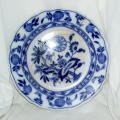 Antique Blue Onion Meissen pattern plate