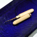 Antique bone and rolled gold pocket toothpick