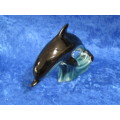 Poole pottery dolphin.