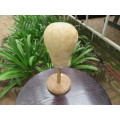 Wood and cloth wig stand