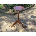 Anglo-Cape stinkwood low torchiere