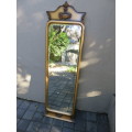 Regency style bevelled mirror.