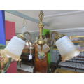Vintage three arm chandelier