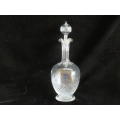 Early 20th century cutglass liqueur decanter