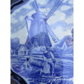 Boch, Belgium (Delft), blue and white wall plate