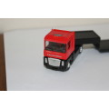 Renault Truck Laender Beer with low bed trailer 1:87, trailer with out load