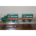 Mercedes Round nose Truck Jaegermeister 1:87 rare limited collectors model