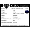 5.74CT CERTIFIED SAPPHIRE
