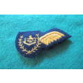 RHODESIA  - B.S.A.P. BRITISH SOUTH AFRICA POLICE RESERVE AIR WING OBSERVER CLOTH BADGE