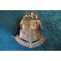 SOUTH AFRICA - WWII - SOUTH AFRICA ADMINISTRATIVE  PAY AND CLERICAL CORPS CAP BADGE