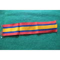 SOUTH AFRICA - MEDAL RIBBON - LENGTH 150MM /6 INCHES - QUEENS SOUTH AFRICA MEDAL
