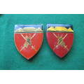 SOUTH AFRICA - BORDER WAR -- WESTERN PROVINCE COMMAND PAIR SHOULDER FLASHES
