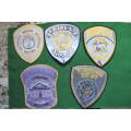 UNITED STATES OF AMERICA - 4 UNIVERSITY CLOTH POLICE PATCHES # 1