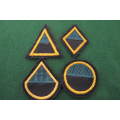 South Africa - Bush War - 4 Cloth Infantry Tactical Signs A,C,D, and Unit HQ