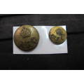 Great Britain - WWI - Royal Flying Corps - RFC - two buttons - Scarce