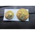 Great Britain - WWI - Machine Gun Corps - two buttons