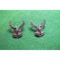 South West Africa - SWATF Air Force Pair of Collar Badges - Scarce