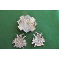 South Africa - Cape Town Highlanders Glengarry and Collar Badges