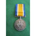 Great Britain - WWI- British War Medal - 2851  Pte. W. Sixsmith Gloucestershire Regt.