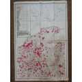 Jeppe`s Map of the Transvaal (SA Republic) - Boer War Maps - Complete Set of Six Original Maps