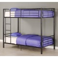 Single Over Metal Bunk Bed with Ladder