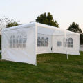 3 x 6m Gazebo Folding Tent Marquee with Side Walls - Green [SECOND HAND]