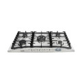 Zooltro 5 burners Stainless Steel Gas Hob Cooktop  - Tempered Glass Top with Automatic ignition