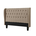 Cabeceira Tufted Upholstered Wingback Headboard by Hazlo Furniture - King size