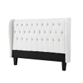 Cabeceira Tufted Upholstered Wingback Headboard by Hazlo Furniture