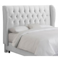 Cabeceira Tufted Upholstered Wingback Headboard by Hazlo Furniture - King size
