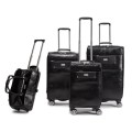 4 Piece PU Leather Vintage Trolley Luggage Bag Set (Duffle bag) Brown and Black Available
