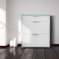 Gorgeous Shoe Storage Cabinet with 2 Doors & Drawer - Oak White [Second Hand]