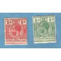 British Solomon Islands,1914/23.King George V,Postage revenue.2 Mint Stam C V  /- R 37.00 View scans