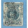 Uruguay. 1910, National Symbols.  1 Used stamp. CV /-R 5.00 View scans