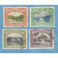 Trinidad and Tobago.1935. Landscaping and Buildings . 4 Used Stamps.CV+/- R 116.00 View scans