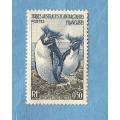 French Antartic,1959. Penguins. 1 Mint Stamp .  CV +/- R 28.00   View scans
