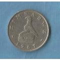 Zimbabwe. 1987 .10 cent coin Baobab Tree.  R 12.00 View scans