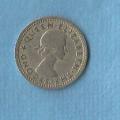 Rhodesia and Nyasaland, 1962 , Three Pence Coin, CV R 45.00 View scans