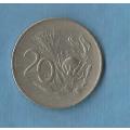Republic South Africa. 1965.  20 Cent Coin . V R 105.00  View scans