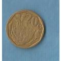 Republic of South Africa. 1994. Twenty Cent coin. R 12.00  View scans