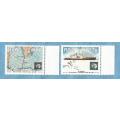 South Africa.1991. 30th Anniv.of Antarctic Treaty. Set of 2 Mint Stamps.N.H.CV+/- R 27.00 View scans