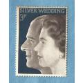 Great Britain.1972.25th Anniv Silver Wedding Queen&Philip.1 Mint Stamp NH T.CV+/- R 6.00 View scans