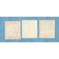 New Zealand. 1955 .Health Stamps .3 Used stamps.very slight rear mark.  CV+/-  R 16.00 View scans
