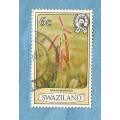 Swaziland. 1980. Flowers,Aloe. 1 Used stamp.cnr tiny crease.   C V  +/- R 6.00 View scans