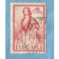 Greece 1957. Greek Queen Ajvalia.  1 Used Stamp.  CV +/- R 6.00 View scans