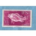 Spainish Colonies,Ifni. 1953. Stamp Day Fish.  1 Unused Stamp.   CV+/-  R 6.00 Viewscans