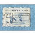 Canada. 1955. National Wild Life Week. 1 Used Stamp.   CV+/-  R 6.00 Viewscans