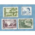 Canada. 1967. 100th Anniversary Celebration. 4 Used Stamps.   CV+/-  R 26.00 Viewscans
